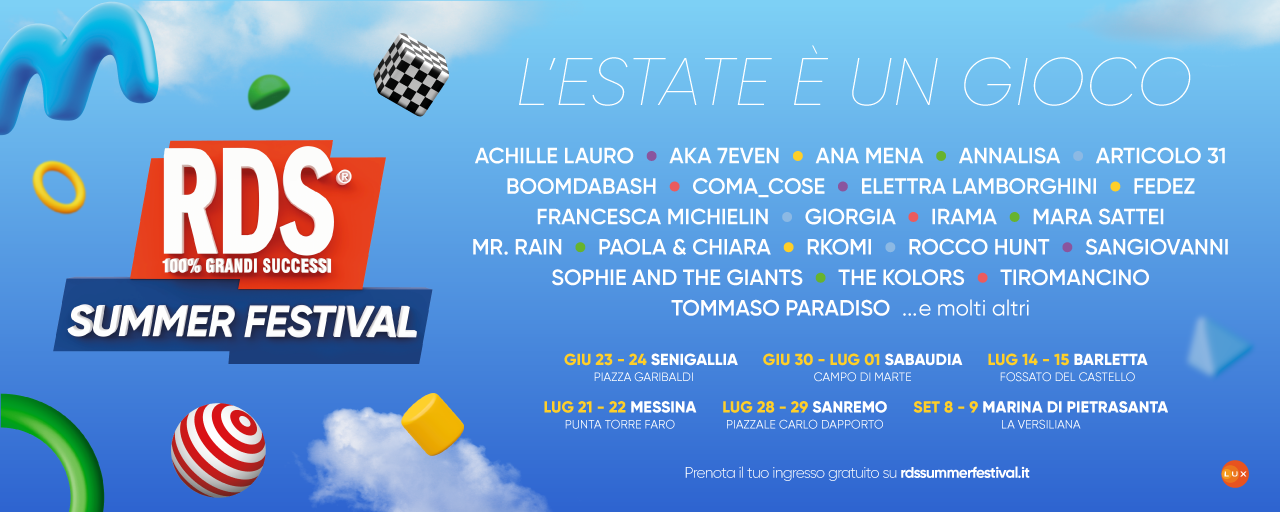 Il cast di RDS Summer Festival 2023 Tra me & Tech